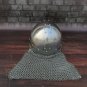 Steel Chain-mail Helmet Medieval Norman Nasal Helmet Authentic Armou Helmet