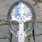 Halloween Viking Ocular Helmet 2mm thickness for re-enactment battles With Stand