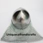 Medieval Norman Helmet Steel Armor Helmet Viking Nasal Chainmail helmet With Stand