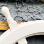 Personalized Handmade Wooden Ship Wheel Marine Boat Wheel Luxury Décor Gift idea Captain Gift