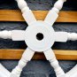 Personalized Handmade Wooden Ship Wheel Marine Boat Wheel Luxury Décor Gift idea Captain Gift