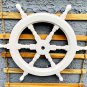 Personalized Handmade Wooden Ship Wheel Marine Boat Wheel Luxury Décor Gift idea Captain Gift