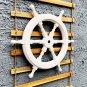 Personalized Handmade Wooden Ship Wheel Marine Boat Wheel Luxury Décor Gift idea Captain Gift