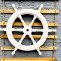 Personalized Handmade Wooden Ship Wheel Marine Boat Wheel Luxury Décor Gift idea Captain Gift