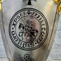 Medieval Templar Knight Shield Heater Shield 18 Gauge Steel Shield Decorative