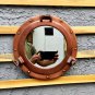 Nautical Copper Plated Porthole Ship Window Round Porthole With Mirror Glass