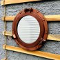 Nautical Copper Plated Porthole Ship Window Round Porthole With Mirror Glass