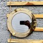 Nautical Brass Porthole With Mirror Glass Wall Window Porthole Ship Window Round Porthole Bedroom