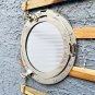Nautical Chrome Finish Porthole With Mirror Glass Wall Window Porthole Ship Window Round Porthole