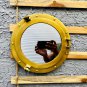Nautical Ship Window Round Porthole Brown Finish Porthole With Mirror Glass Wall Window Porthole