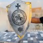 Medieval Templar Knight Cross Shield Crusader Templar Shield Larp Reenactment Cosplay Role-play