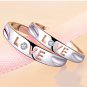 Love Female Diamond Ring Live Mouth Male Ring