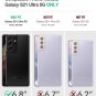 Case for Samsung Galaxy S21 Ultra 5G 6.8" Built-in Screen Protector  Fingerprint ID Gun Metal