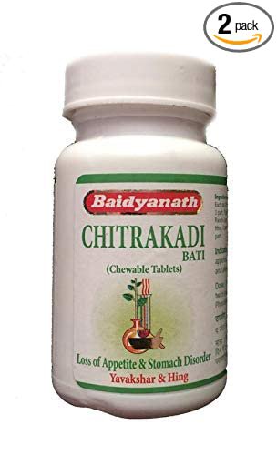 5 pcBaidyanath Jhansi Chitrakadi Bati, 80 Tablets,