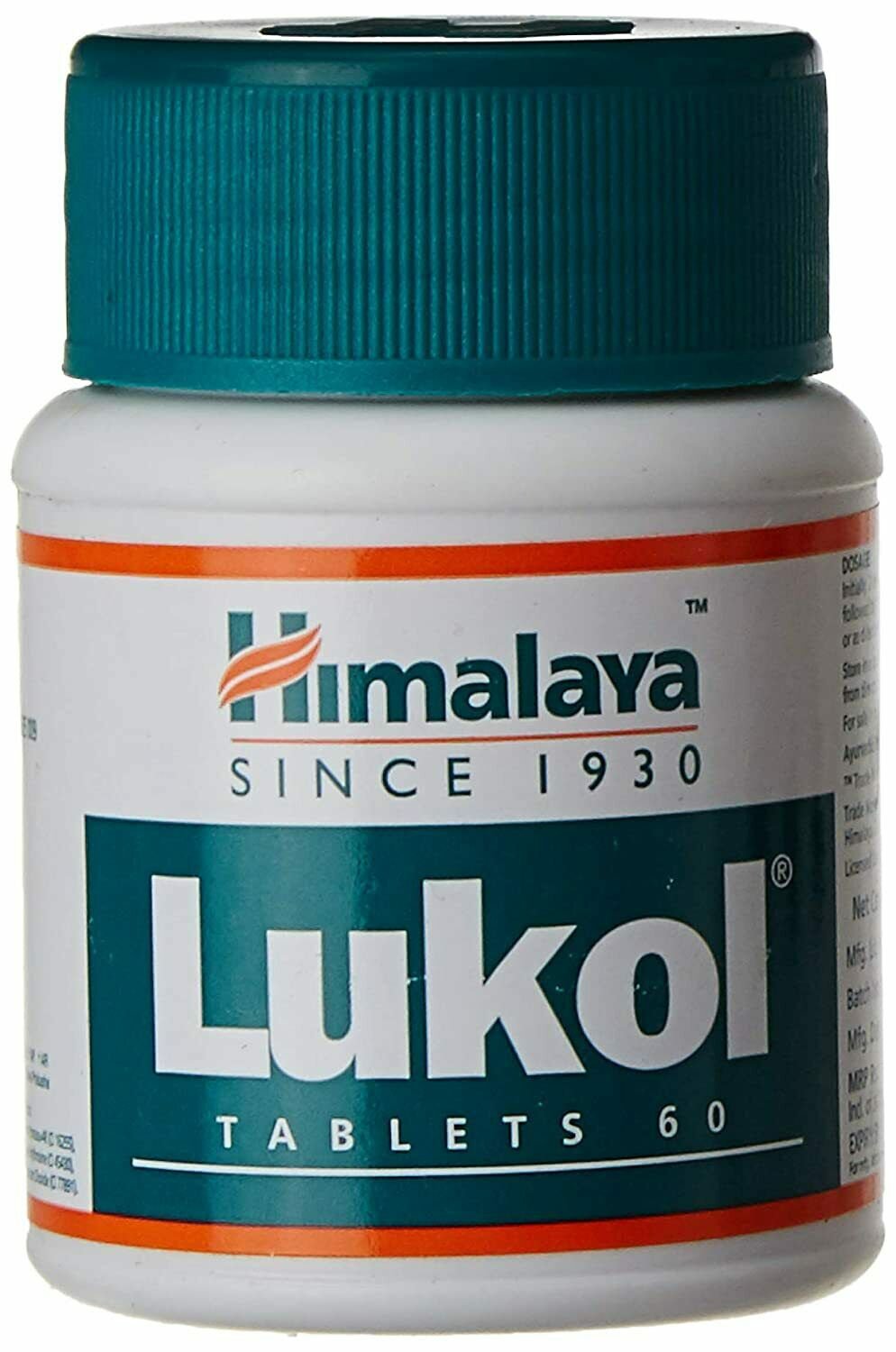 5 x Himalaya Lukol 60 tablets each free shipping