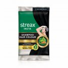 5 pc Streax Insta Shampoo Hair Colour | No Ammonia |15 ML Natural Black
