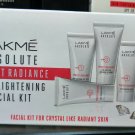Lakme Absolute Perfect Radiance Skin Lightening Facial Kit 5 Step Facial | 40 gm