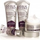 Lotus Herbal Radiant Diamond Cellular Glow Facial Kit (Set of 4) - 170 Gram