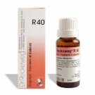 Dr Reckeweg Germany R 40 Homeopathic Drops 22 ml free shipping