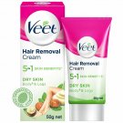 5 pc Veet Hair Removal Cream - 50 g (Dry Skin) with free shipping