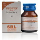 3 pc SBL Thyroidinum 3X (25g)  free shipping