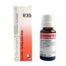 5  x dr reckeweg r 35 homeopathy medicine 22ml