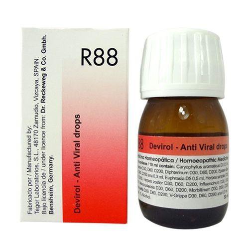 3 pc Dr. Reckeweg R88 Devirol 30mlree shipping