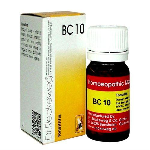 Dr Reckeweg Biocombination 10 (BC10) Tablets For Tonsillitisfree Shipping