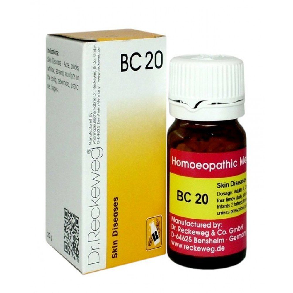 Dr. Reckeweg Bio Combination 20 (BC 20) Tablet 20gmfree shipping