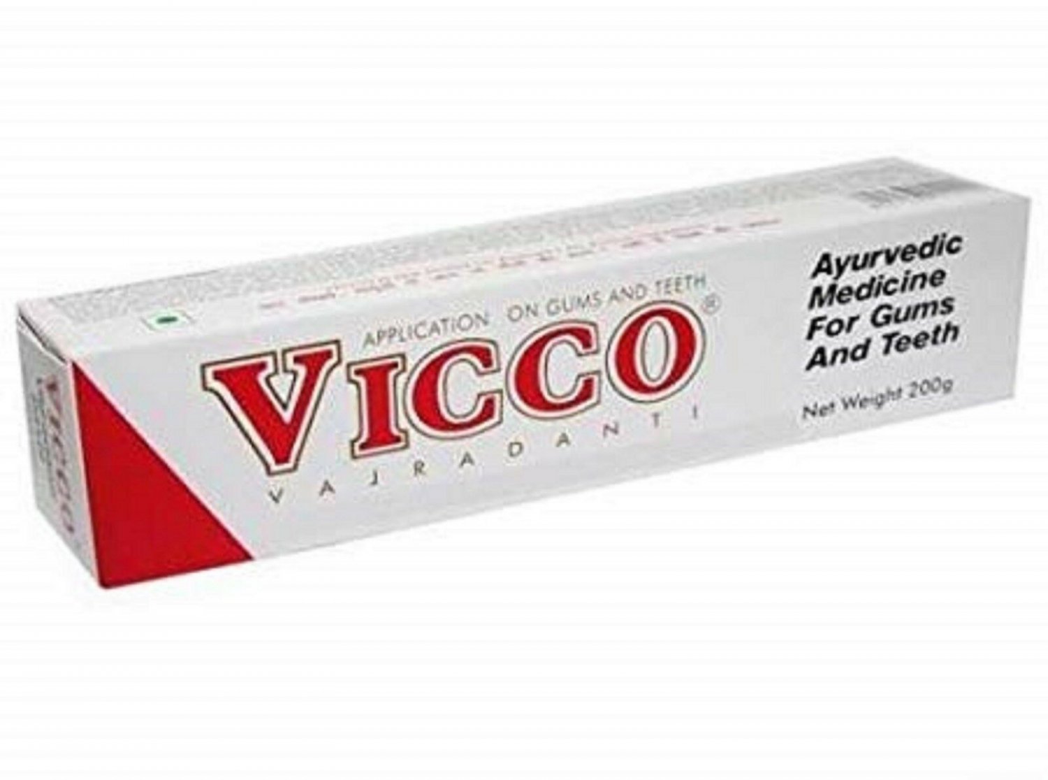 200 gm X 10 PACK Vicco VAJRADANTI TOOTH PASTE Ayurvedic & Herbal