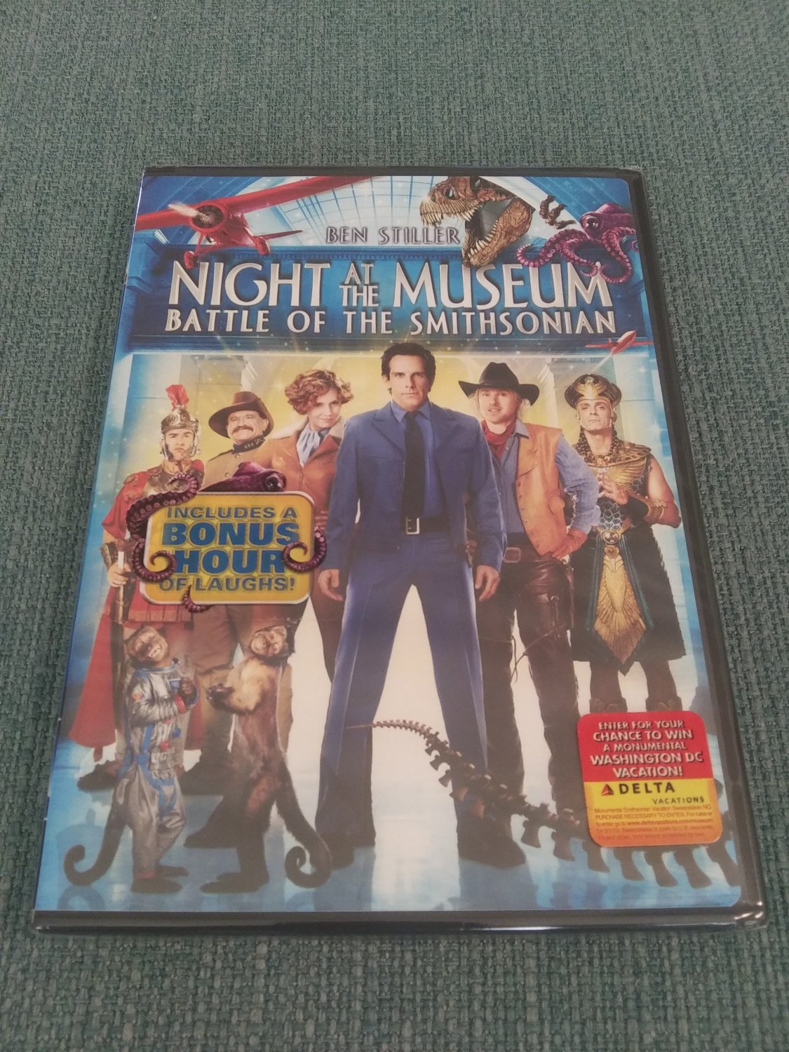 Night at the Museum Battle of the Smithsonian DVD (2009, Movies) Factory Sealed