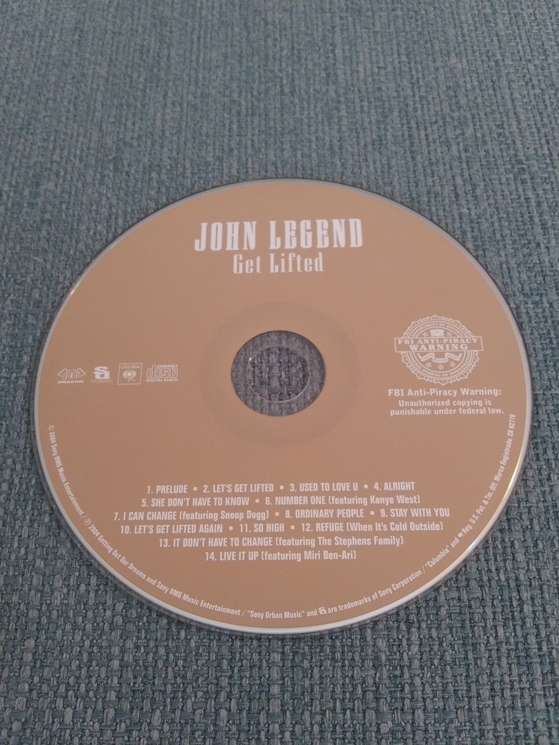 John Legend Get Lifted CD (2004, Music)