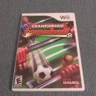 Championship Foosball Nintendo Wii (2007, Video Games) CIB Tested