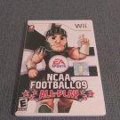 NCAA Football 09 All-Play Nintendo Wii (2008, Video Games) Tested