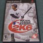 MLB Baseball 2K6 PS2 (2006, PlayStation 2, Video Games) CIB Tested