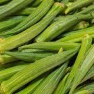 Green Pod Okra Seeds 50 Seeds Long Vegetable For Garden