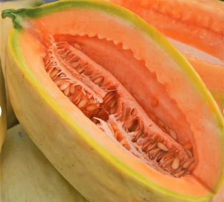 Banana Cantaloupe Seeds Oblong Orange Flesh Yellow Casaba Sweet 30 Count Fruit Seeds