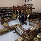 Complete Gamelan Degung Set Brass Material Traditional Instruments Pelog Tunes Music Art