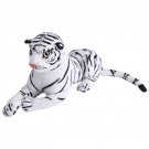 White Tiger Plush Animal Big Cat Soft Stuffed Toy Pillow Artificial, 30 cm