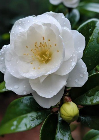White Camellia Japonica Flower plant Plant Rare Plant For Your Home Garden