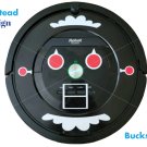 Original Deluxe Rosie Face Decals for your Robot Floor Vacuum Roomba iRobot Shark