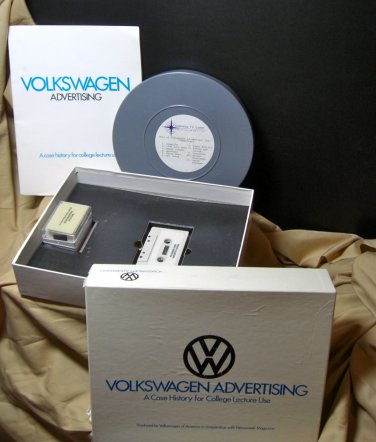 Madison Avenue Volkswagen Advertising Kit Original VW AD Kit 50s 60s 70s Slides Radio TV