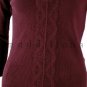 inadditions : New AUGUST SILK Knit V-neck Lace Trim Three-Quarter Sleeve Top Shirt Women's Medium