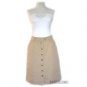 inadditions : New TOMMY HILFIGER Khaki 5-Pocket Snap Front Casual Cotton Skirt Women's 4 Small