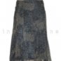 inadditions : New CALVIN KLEIN Silk Abstract Floral Print Skirt Fully Lined Women’s 12 Large
