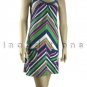inadditions : New ROXY Ruby Multicolor Chevron-Stripe Pull-Over Jersey Dress Juniors Medium Dresses