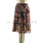 inadditions :  New SUNNY LEIGH Sheer Silk Floral Print Stitched Panel Lined Skirt Women's 8 Medium