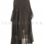 inadditions : New MAX STUDIO M Sheer Lined Pull-On High Low Tiered Flounce Skirt Women's Large