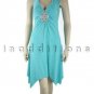 inadditions : New LOVE TEASE Halter Pull-Over Stretch Dress Handkerchief Hem Juniors Extra Large
