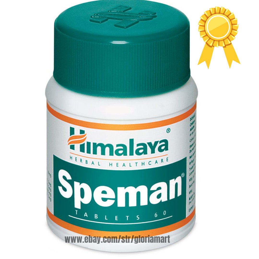 2 x Himalaya Speman Herbal Ayurvedic 60 tablets Each Free Shipping